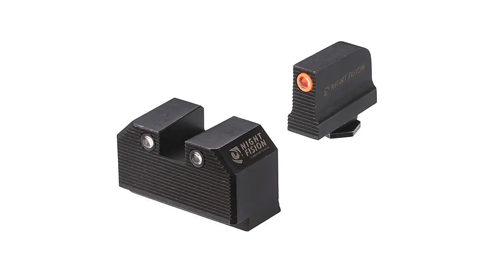 Glock 17 MOS, 19 MOS, 34 MOS night sights with tritium Night Fision