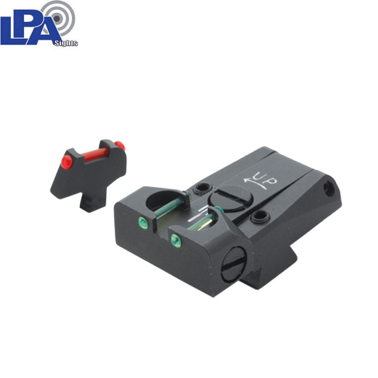 Colt 1911 Government adjustable sight set with fiber optics LPA