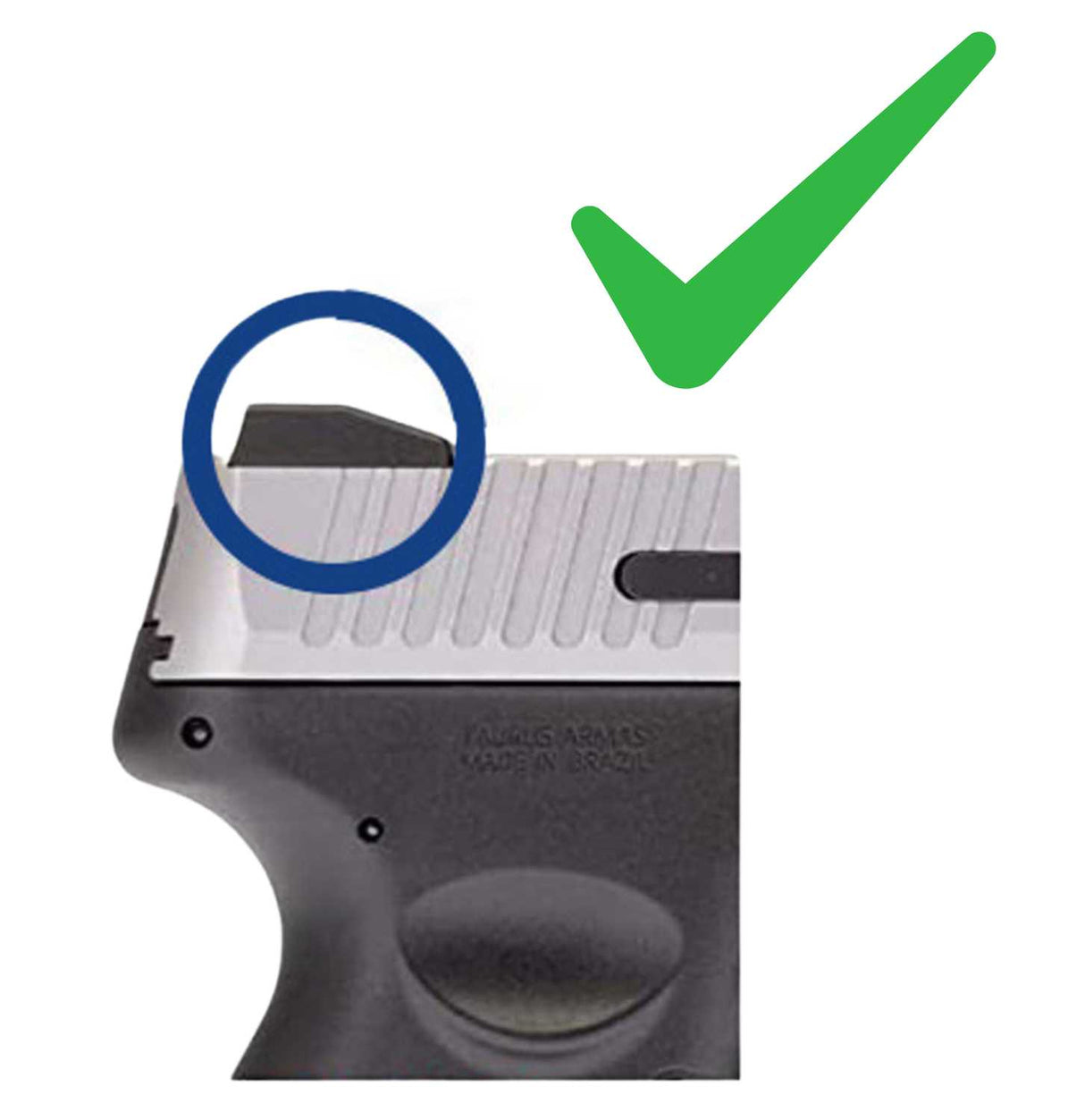 Taurus G3, G2S, G2C, TX22 rödpunktsikte fäste | Trijicon RMR fotavtryck