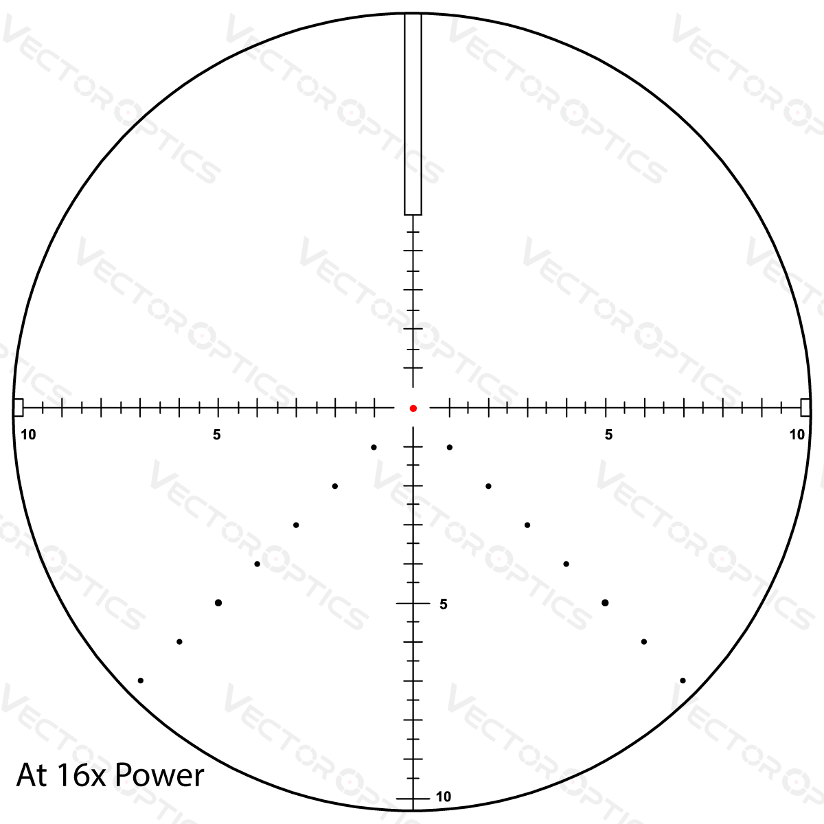 Vector Optics Veyron 4-16x44 IR First Focal Plane Illuminated kikarsikte för gevär