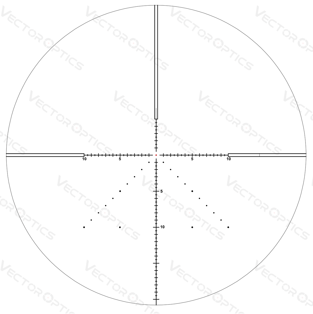 Vector Optics Veyron 4-16x44 IR First Focal Plane Illuminated kikarsikte för gevär