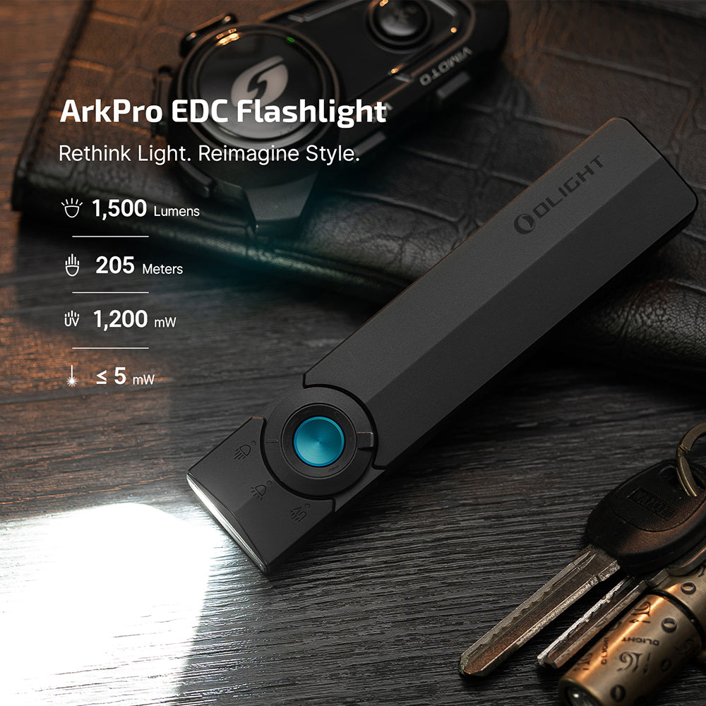 Olight ArkPro | platt 4-i-1 EDC ficklampa | 1.500 lm