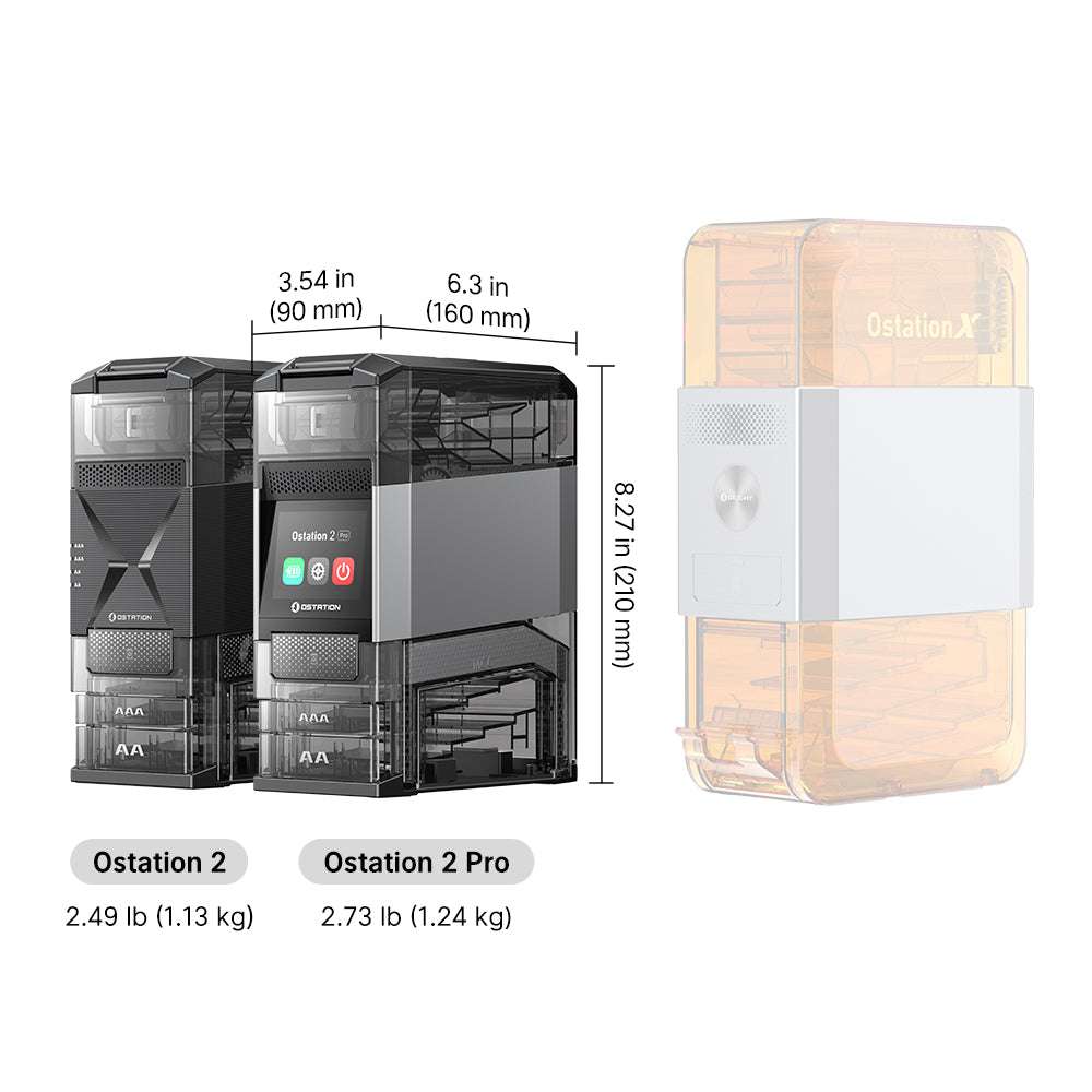 Olight Ostation 2 Pro | smart AA/AAA batteriladdare | 3-i-1