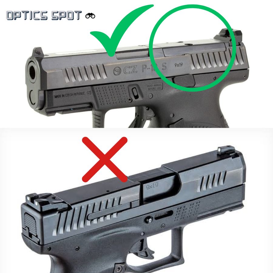 CZ P-10 adapterplatta | Leupold DPP footprint
