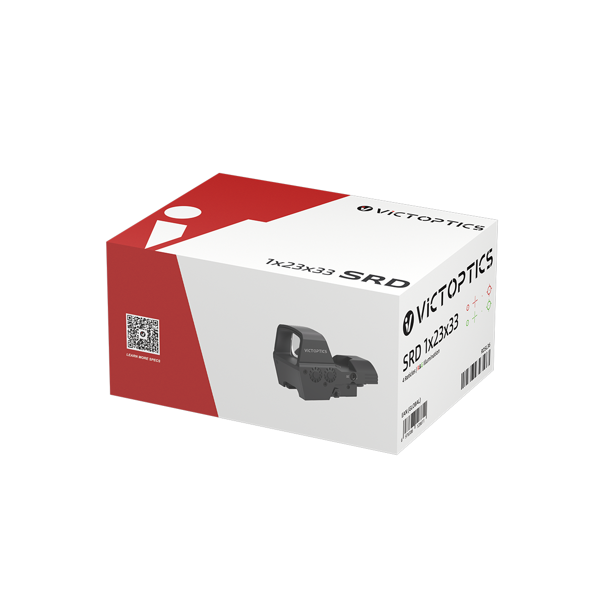 VictOptics SRD 1x23x33 Four-Reticle rödpunktsikte