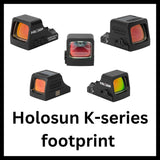 Rödpunktsikten med Holosun K-series footprint