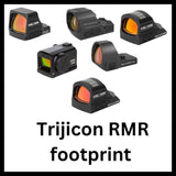 Rödpunktsikten med Trijicon RMR footprint