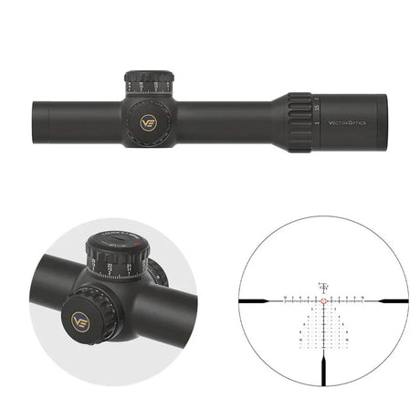 Compact rifle scopes