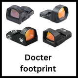 Rödpunktsikten med Docter footprint