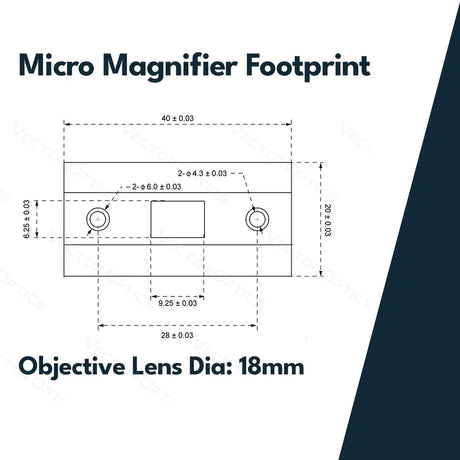 Vector Optics Paragon 3x18 Förstorare Micro