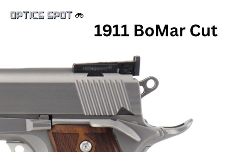 1911 [BoMar Cut] justerbart baksikte | med fiberoptik