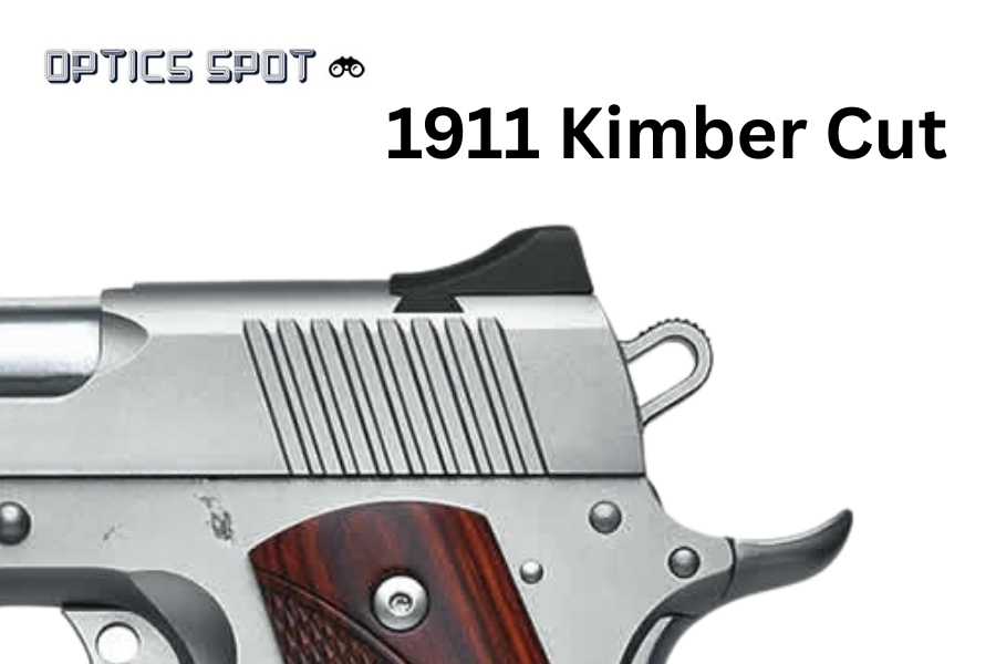 1911 [Kimber Cut] justerbart sikte med fiberoptik 
