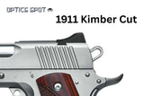 1911 [Kimber Cut] justerbart sikte med fiberoptik 