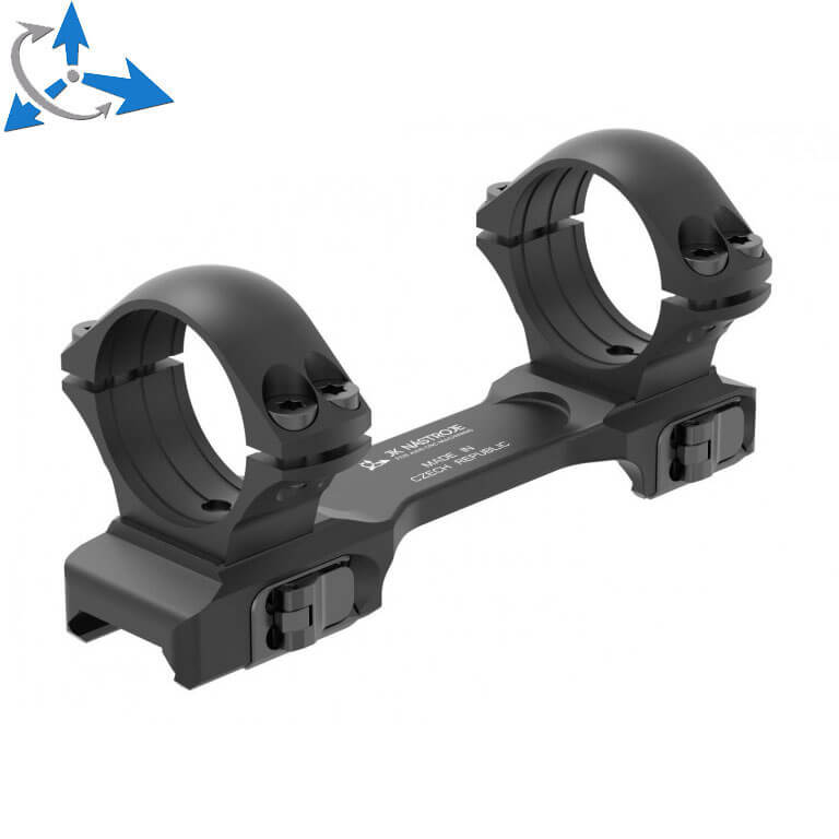 34mm kikarsiktesfäste | kort Picatinny QD-bas 