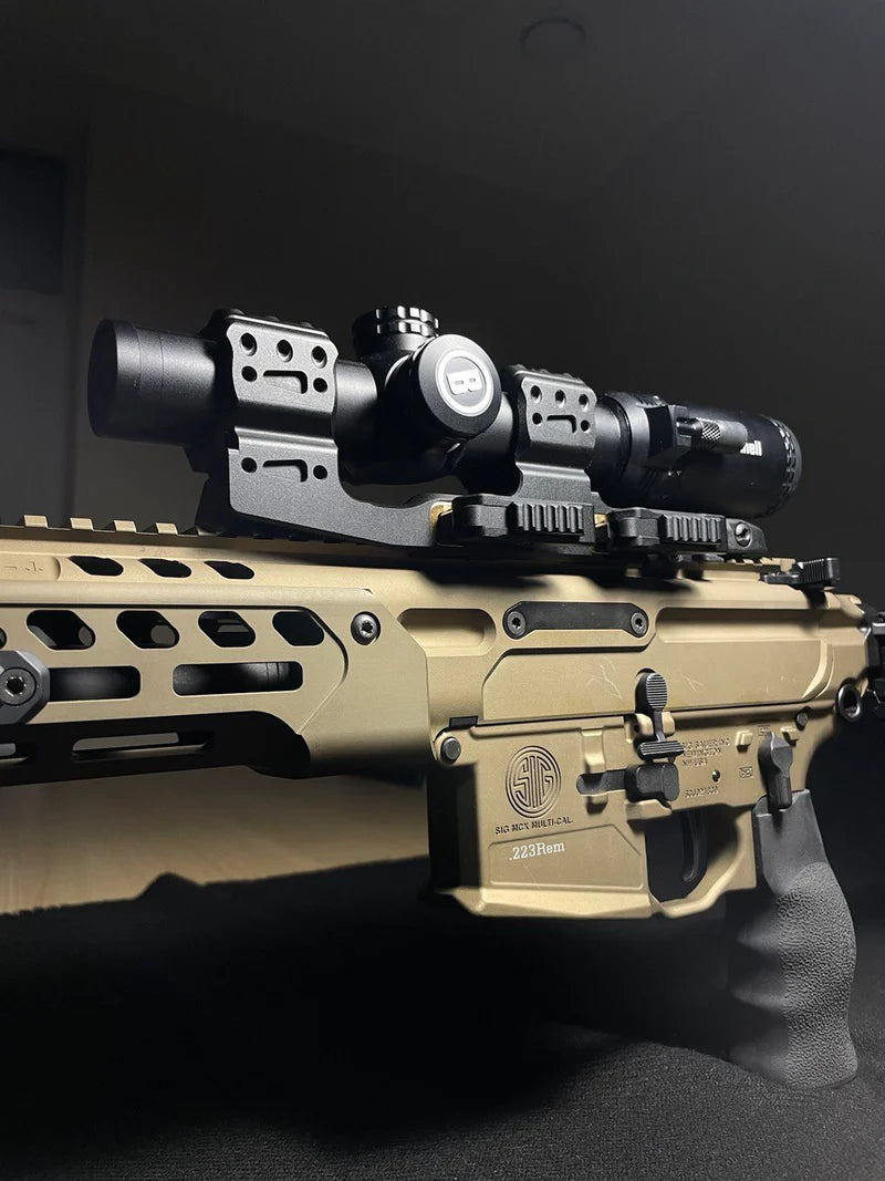 30 mm siktesfäste cantilever | Picatinny QD Ergo bas 
