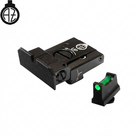 Justerbara sikten för Glock [G17 G19 G26 & other] med fiberoptik | typ