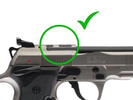 Beretta [92X 92XI 92 GTS 92X RDO M9A4] Optics Ready adapterplatta | Trijicon RMR footprint