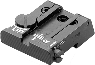 CZ P-10 fullt justerbar baksikte | räfflad 