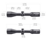 Vector Optics Kontinental 2-12x50 SFP kikarsikte 