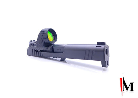 Dan Wesson DWX adapterplatta with integrated baksikte | Trijicon RMR footprint