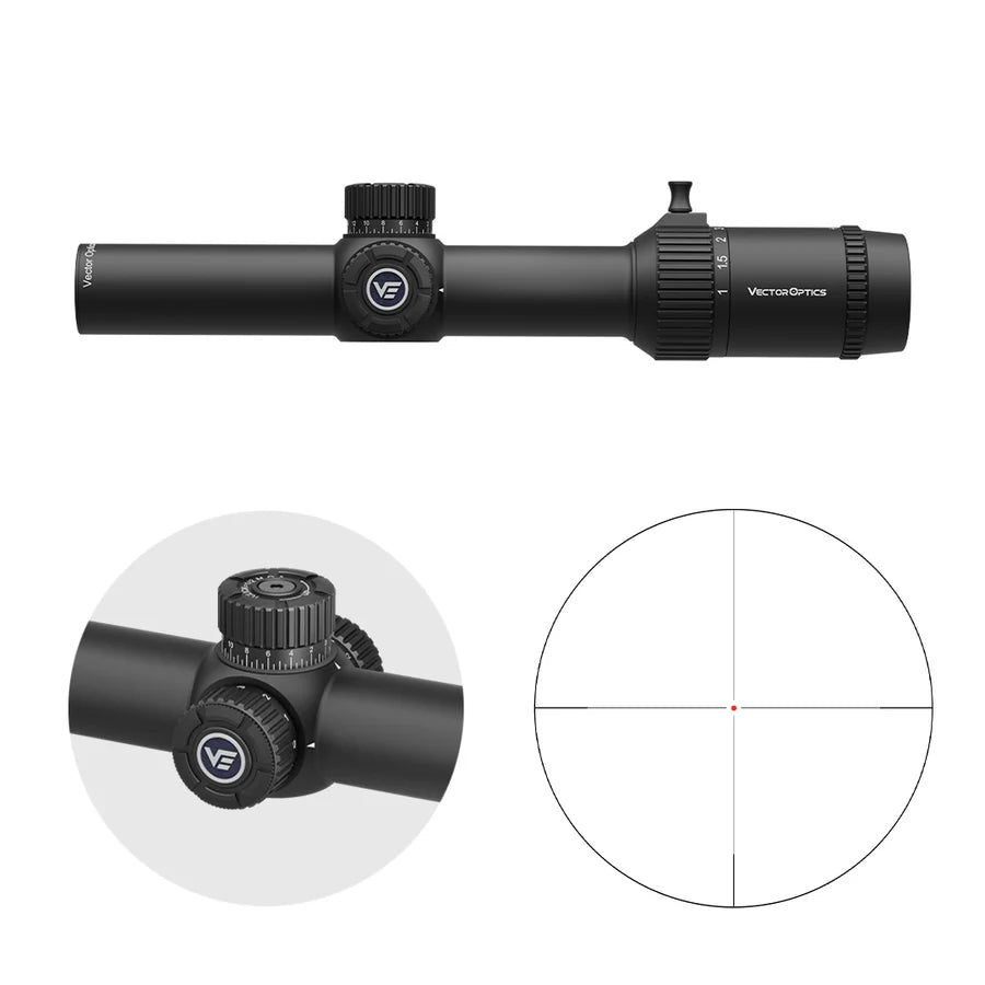 Vector Optics Forester 1-8x24 SFP kikarsikte 