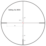 Vector Optics Forester 1-8x24 SFP kikarsikte 