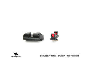 Low sikten for Glock Slimline [G42 G43 G43X G48] | with fiber optics