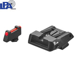 Justerbara sikten för Glock [G17 G19 G26 & other] | med fiberoptik
