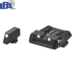 Justerbara sikten för Glock [G17 G19 G26 & other] | med vita prickar