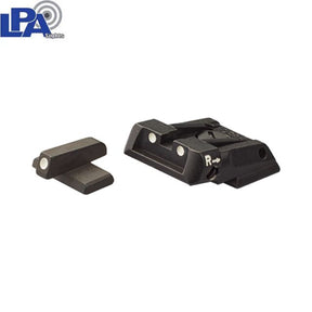 HK VP9, SFP9, VP40, P30, HK45 justerbara sikten | vita punkter