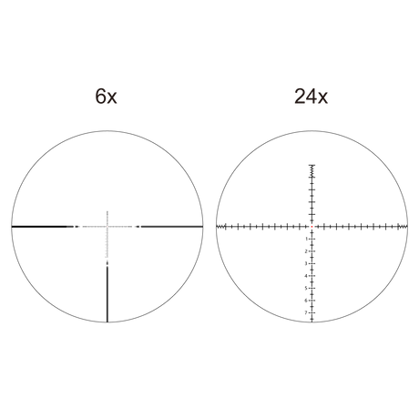 Vector Optics Orion Pro Max 6-24x50 MIL HD FFP kikarsikte för gevär