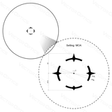 Vector Optics Paragon 1x16 ultra kompakt kikarsikte 