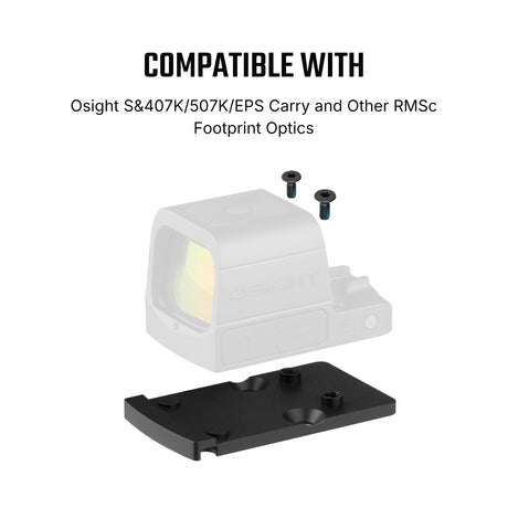 Footprint adapter | från Trijicon RMR till Shield RMSc & K-series footprint