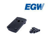 Ruger revolver [Blackhawk, Redhawk, GP100 & other] rödpunktsmontage | typ S [RMSc, DPP, K-series footprint]