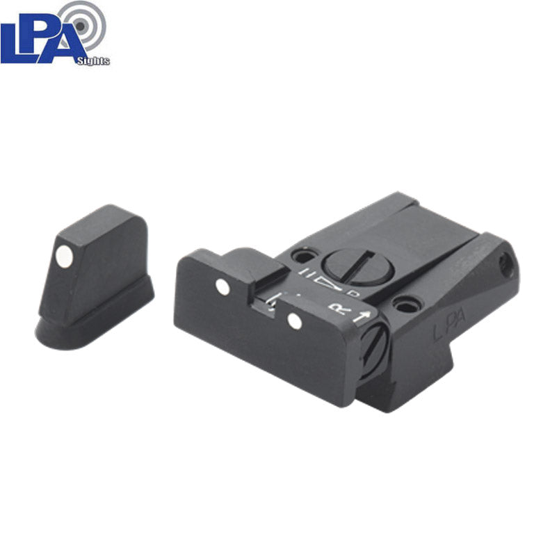 CZ 75B, CZ P-01, CZ 75 SP-01 justerbart sikteset med vita prickar 