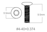 Set med skruvar 3pcs | 4-40x0.374’’ [T10]