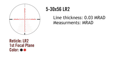Sightmark Presidio 5-30x56 LR2 FFP kikarsikte