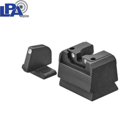 Smith & Wesson M&P M2.0 Optics Ready semi-justerbara sikten | med vita prickar
