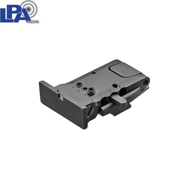 Tanfoglio Match, Stock & Custom fully adjustable rear sight | grooved with 3 points
