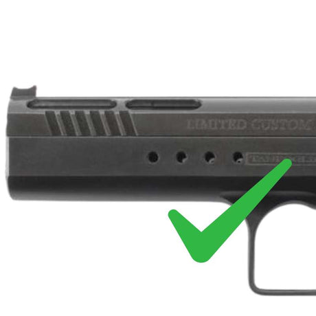 Rödpunktsmontage för Tanfoglio-modeller med förborrade hål | Trijicon RMR footprint