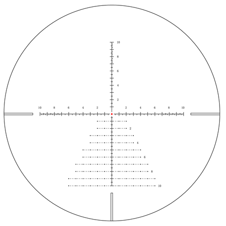 Vector Optics Veyron 3-12x44IR SFP kompakt kikarsikte för gevär