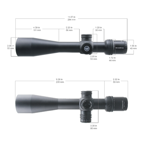 Vector Optics Veyron 6-24x44 IR First Focal Plane Illuminated kikarsikte