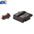 Walther P99, PPQ, PPQ M2 adjustable sight set | with fiber optics type A
