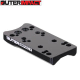 Walther [PPQ, P99, Creed, PPX & PPS] rödpunktsmontage | typ C [RMR, RTS, Docter footprint]