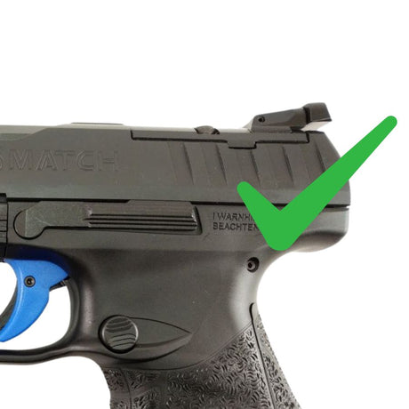 Walther PPQ [Q4 & Q5] adapterplatta | Trijicon RMR footprint