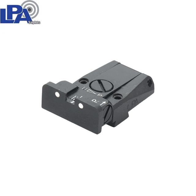 Walther Q5 Match SF, Q4 SF OR fully adjustable rear sight | with white dots
