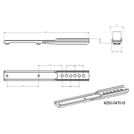 Adapter för Pixfra Chiron PFI-C450 | Blaser-bas