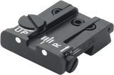 Browning Hi-Power [Sport Vigilante Mark III Practical HP40] justerbart baksikte | vita punkter