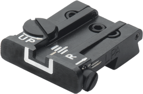 Browning Hi-Power [Sport Vigilante Mark III Practical HP40] justerbart baksikte | vita linjer