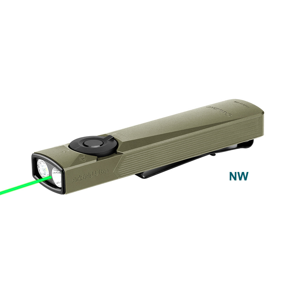 Olight Arkfeld Ultra | platt 3-i-1 EDC ficklampa | 1.400 lm - Olive Green